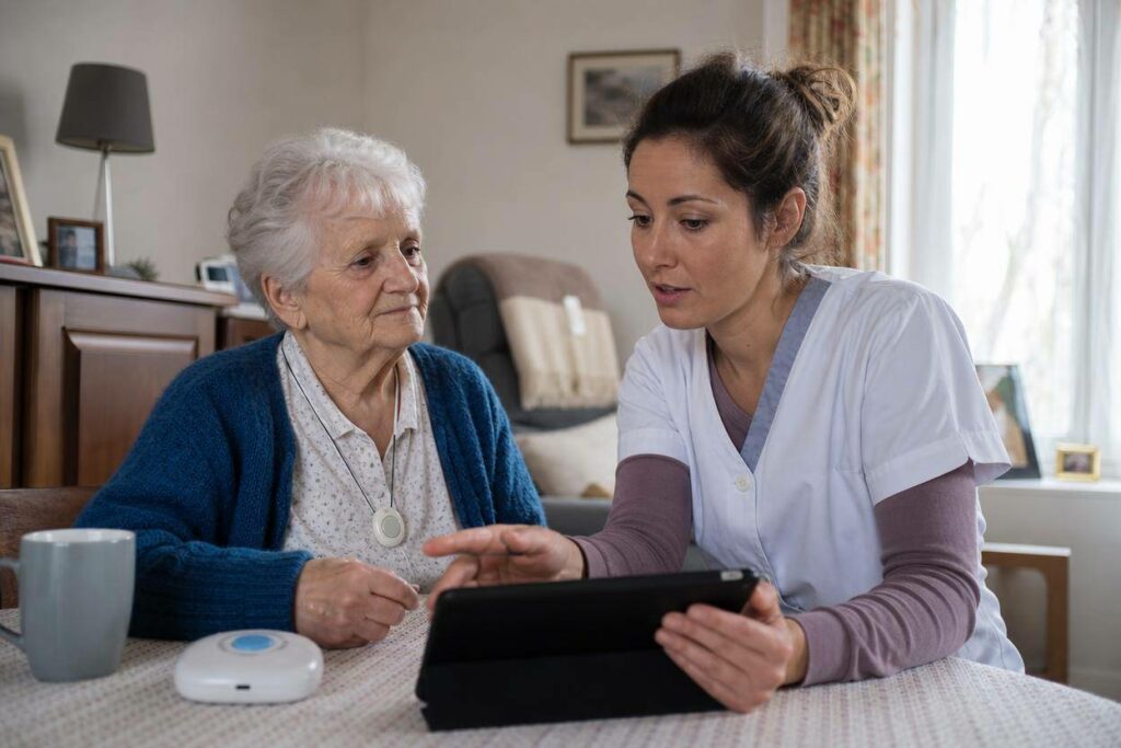 Téléassistance : le nouveau terrain de l’auxiliaire de vie