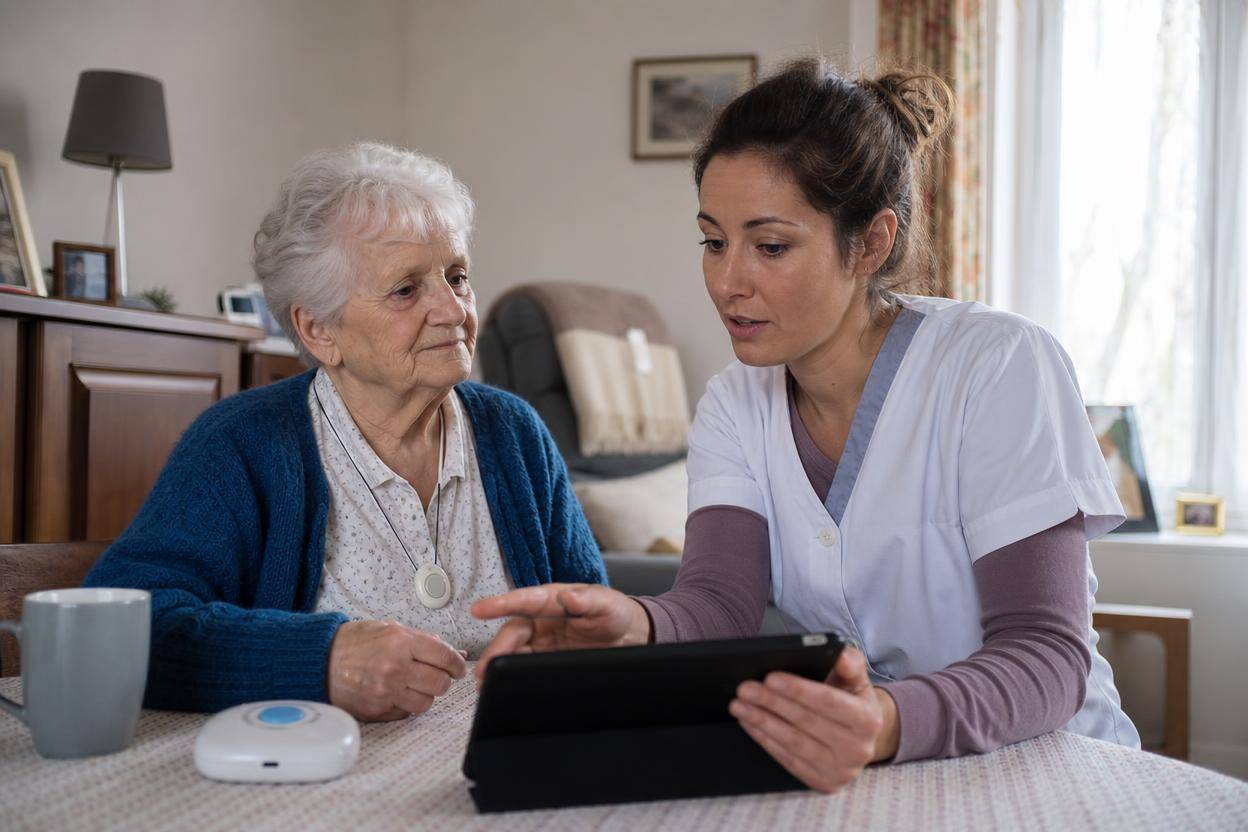 Téléassistance : le nouveau terrain de l’auxiliaire de vie